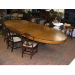 A very large 12.5ft x 5.5ft (leaves in) dining/boar