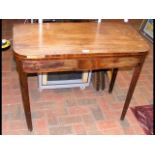 Antique fold-over table