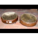 A pair of Victorian footstools