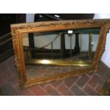 Decorative gilt wall mirror - 66cm x 90cm