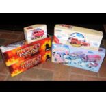 Boxed Corgi Fire Engine, together with others