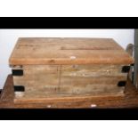 An old wooden chest