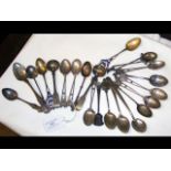 Various silver spoons