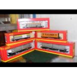 Five boxed Hornby Wagons