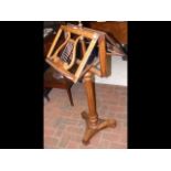 A William IV rosewood folding music stand