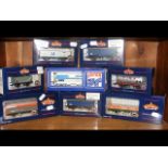 Boxed Bachmann rolling stock and freight