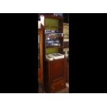 A mahogany bookcase with cupboard below - 66cm