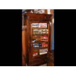A 19th century French armoire with large glazed do