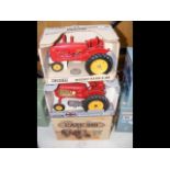 Two Ertl die-cast Massey-Harris Tractors, together