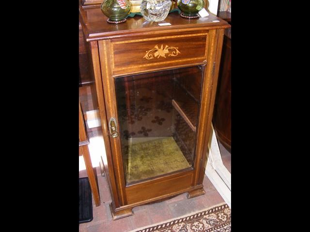 Inlaid music cabinet