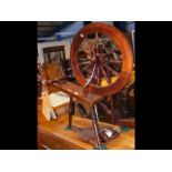 A reproduction Ashford spinning wheel