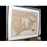 Antique 'Chart Of The North And Baltic Seas' by