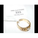 An 18ct gold diamond Solitaire ring