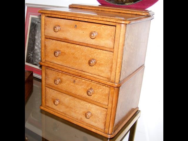 A four drawer collector's chest - 40cm high