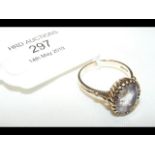 A 9ct gold lady's dress ring