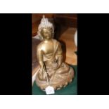 A 27cm high bronze style Buddha