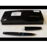 A Montblanc fountain pen in original case