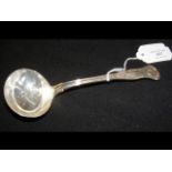 Silver sauce ladle