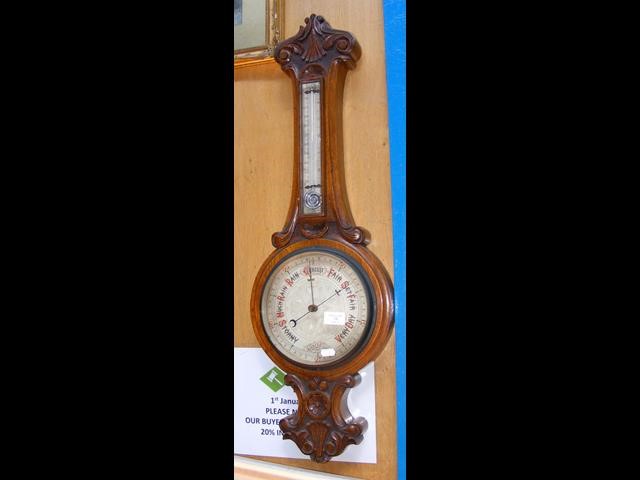 Antique barometer/thermometer