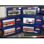 Six boxed Bachmann rolling stock