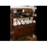 A Victorian chiffonier with mirrored back