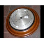 Circular wall barometer by Callaghan, New Bond Str