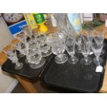 Selection of Waterford crystal, including a large