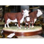 A Border Fine Arts figure 'Hereford Family'