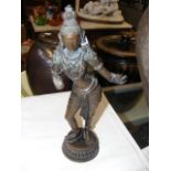 An antique bronze of Indian dancer - 29cm high