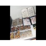 Six Wheatley wet fly boxes plus one other