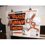 A vintage 'The Bugs Bunny Show' film poster - rele