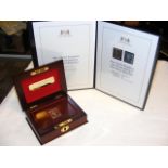 'The 1814 Penny Black' in presentation case, toget