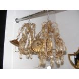 A pair of decorative ceiling lights