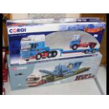 A boxed Corgi Heavy Haulage set with Crusher Load,