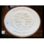 A Royal Worcester commemorative plate - New Zealan