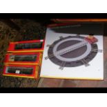 A boxed Hornby Electrically Operated Turntable, to