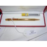 A Cartier ball point pen, in original Cartier pres