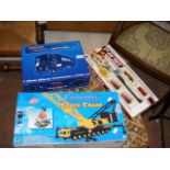 A boxed Ertl Play Set, together with Super Crane a