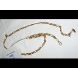 A 14ct gold necklace - 6g