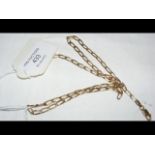 A 9ct gold necklace - 8.1g