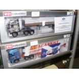 A boxed WSI Model Transporter with Trailer, togeth
