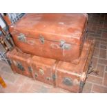 Vintage suitcase and one other