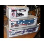 A boxed WSI Articulated Truck Set and Trailer, tog