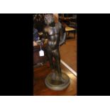 A large Neapolitan bronze figure of Narcissus - 64