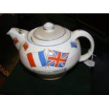 A Ducal commemorative teapot 'War Against Hitleris