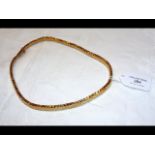 A 750 marked lady's elegant necklace - 35g