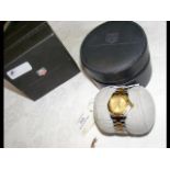 A lady's Tag Heuer bi-metal wrist watch with separ