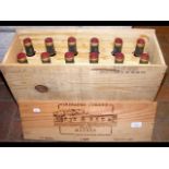 A case of twelve Chateau Meyney Cru Bourgeois Sain