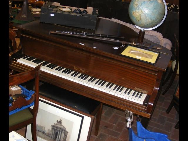 A Wagner baby grand piano