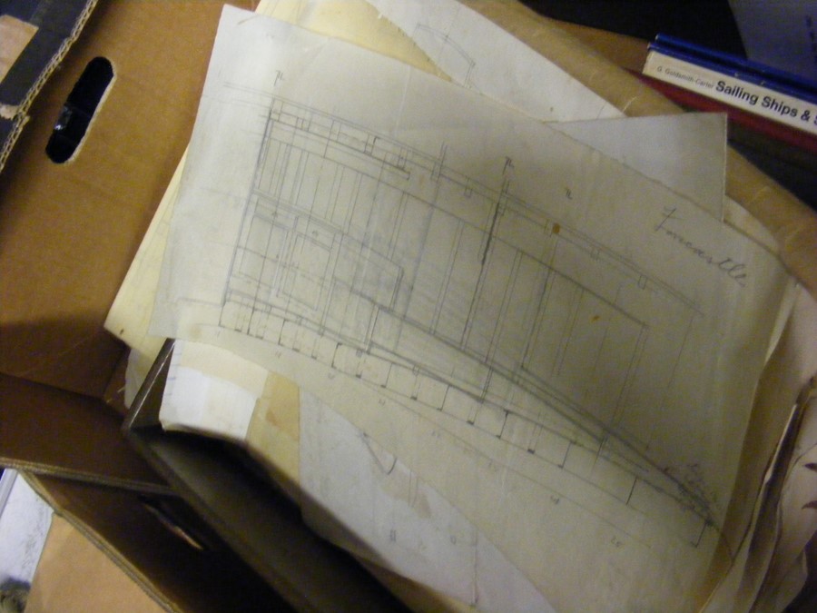 Selection of ship's plans and various books on yac - Image 6 of 7